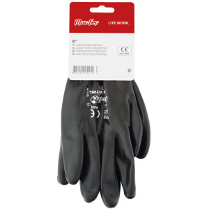 Luva proteção sintética Lite Nitril 10" (bls)