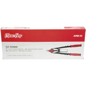 Alicate rebitar braços ARB-01 3.2~6.4mm