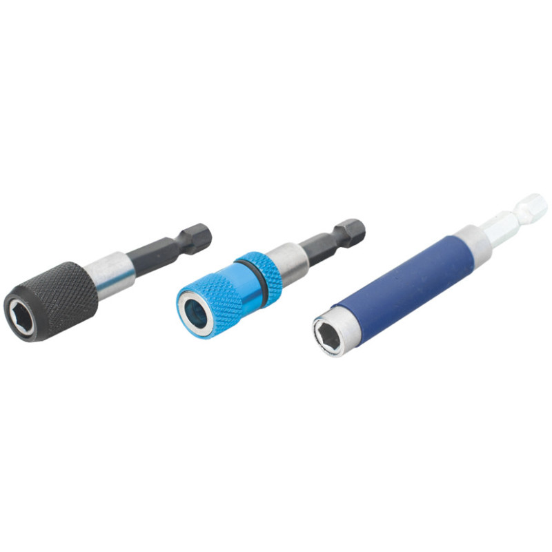 Jogo adaptador sextavado para bits magnético BH3Q 1/4" (3pçs)