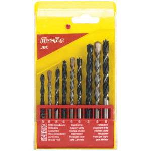 Jogo brocas combinado JBC 5. 6. 8mm (9pçs)