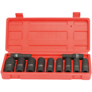 Jogo chaves caixa Cr-Mo impacto longa DS11I 1/2" (11pçs)