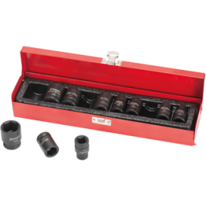 Jogo chaves caixa Cr-Mo impacto 4110 1/2" (10pçs)