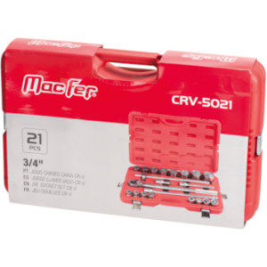 Jogo chaves caixa Cr-V CRV-5021 3/4" (21pçs)