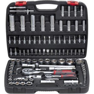 Jogo chaves caixa Cr-V SS-4108 1/4" 1/2" (108pçs)