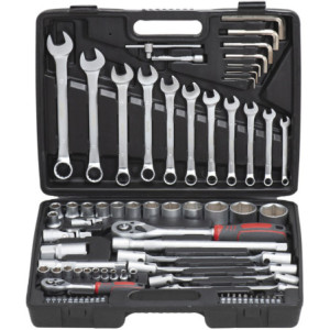 Jogo chaves caixa Cr-V TK-4077 1/4" 1/2" (77pçs)