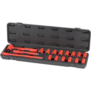 Jogo chaves caixa Cr-V VDE  IR-38-2 3/8" 17pçs 6~(19mm)