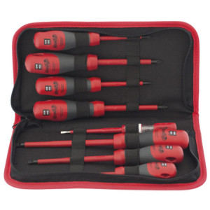 Jogo chaves eletricista VDE fenda Ph Pz MC-15 (8pçs)