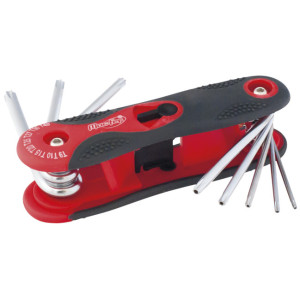 Jogo chaves t/ canivete torx furada JTC-08 TH9~TH40 (8pçs)