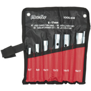 Jogo chaves tubulares 1005-6M 6~17mm (6pçs)