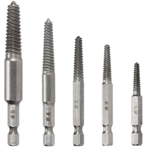 Jogo saca pernos sext com adaptador JSH1-A 1/4" 3~19mm (6pçs)