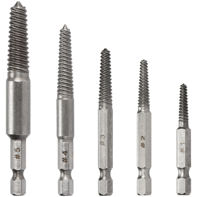 Jogo saca pernos sext com adaptador JSH1-A 1/4" 3~19mm (6pçs)