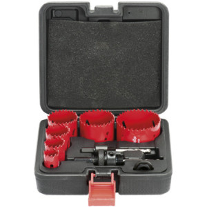 Jogo serras craneanas bimetal HSS-M42 Co 8% M4209-22 (9pçs)