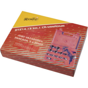 Jogo vazador pancada Cr-V OT214 5~35mm (14pçs)