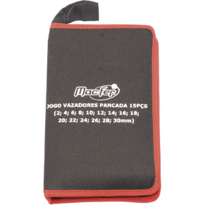 Jogo vazador pancada OT212 2~30mm (15pçs)