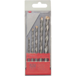 Jogo brocas ponta diamante S2100-05 4~10mm (5pçs)