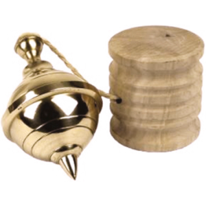 Prumo tipo pião latão  PPL nº8  70mm