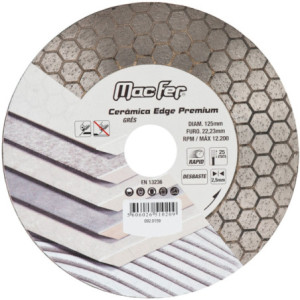 Disco diamantado Cerâmica Edge Premium-D (desbaste) 115x25x2.5mm