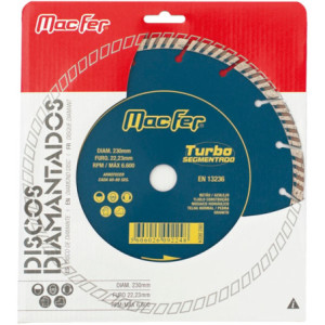 Disco diamantado Turbo Segmentado 125mm