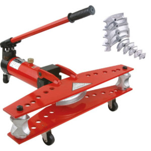 Máquina virar tubo galvanizado hidráulica com rodas SWG-3 1/2"~3"