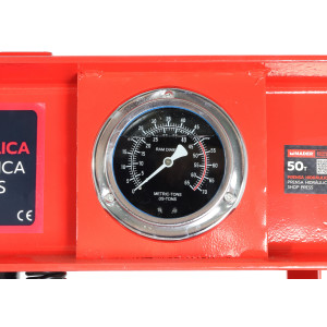 50T Hydraulic Press with Pressure Gauge