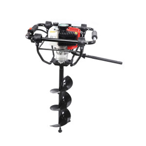 51.2cc Hole Digger with 3 Drill Bits and Guard