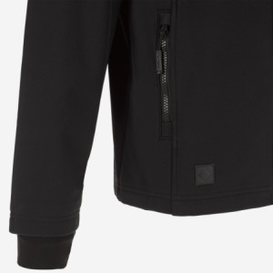 BLACK SOFTSHELL COAT