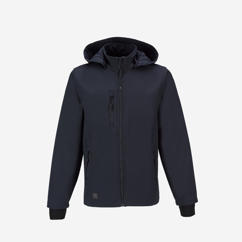 BLUE SOFTSHELL COAT
