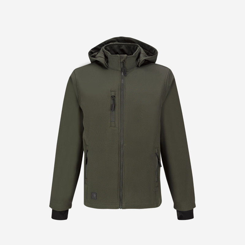 GREEN SOFTSHELL COAT