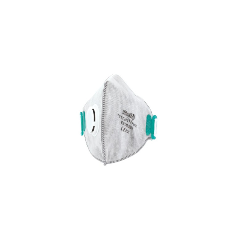 Máscara Papel Carbono Activo Com Válvula TY1729V Máscara Papel Carbono Activo Com Válvula TY1729V