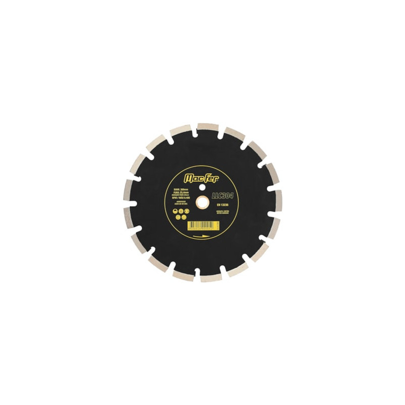 Disco Diamantado Segmentado Laser LLC304
