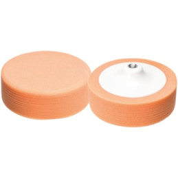 Esponja pol. c/ prato MacFer EPP-0155 M14 150x50mm vermelha