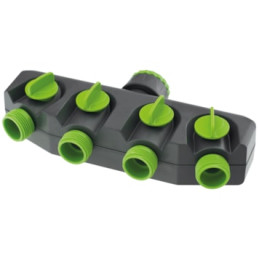 Lig. rápida 4 vias p/ torneira fêmea MacFer 8004 3/4". 1"
