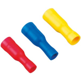 Ter. eléc. isol. bala fêmea MacFer TBFi 6.0mm2 (100pçs)