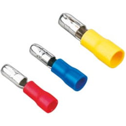 Ter. eléc. isol. bala macho MacFer TBMi 6.0mm2 (100pçs)