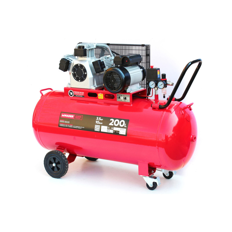 Compressor de Ar com 2 Saídas 150L 3.5Hp 10Bar