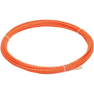 Guia passa cabos PET Helicoidal  GPC-PET 4.5mm 10m laranja