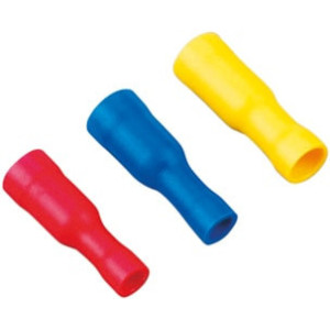 Terminal elétrico isolado bala fêmea  TBFi 6mm2 (100pçs)