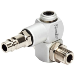 Ponteira Ar Comprimido Adaptador Articulável Rosca Macho SE11-APM 1/4"