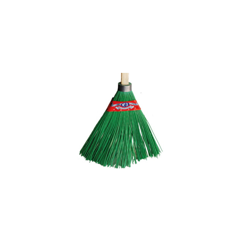 Vassoura Jardim nº3 Nylon Verde 35025