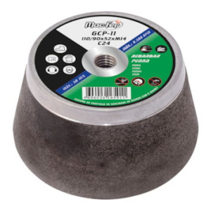 Rebolo Esmeril T/ Vaso GCP  M14 90/110x52mm GR36
