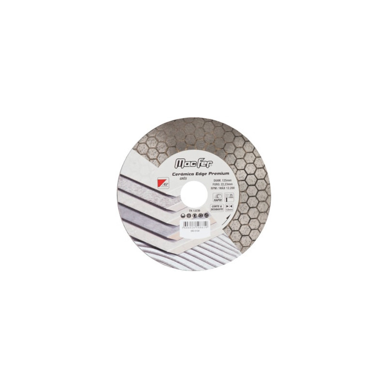 Disco Diamantado Cerâmica_Edge Premium 115mm x 25mm