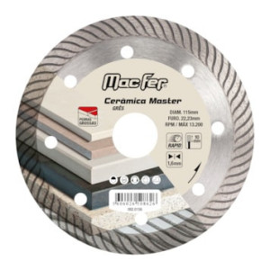Disco Diamantado Cerâmica Master 115mm x 10mm