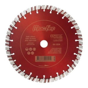 Disco Diamantado Especial Construção Laser LTD104 230mm