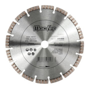 Disco Diamantado Turbo Segmentado Laser LDT202 230mm