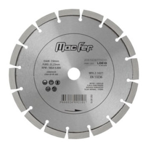 Disco Diamantado Segmentado Laser LDE10 230mm