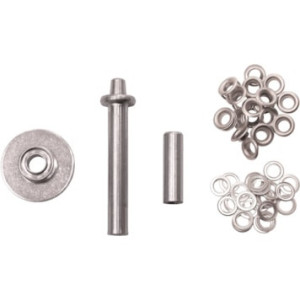 Kit para cravar ilhós SK2414 Ilhoses para resguardo SK2414-GW (100pçs)