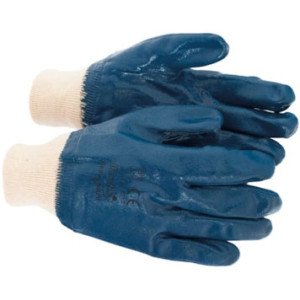 Luva Proteção Sintética Heavy Nitril 9" (bls)