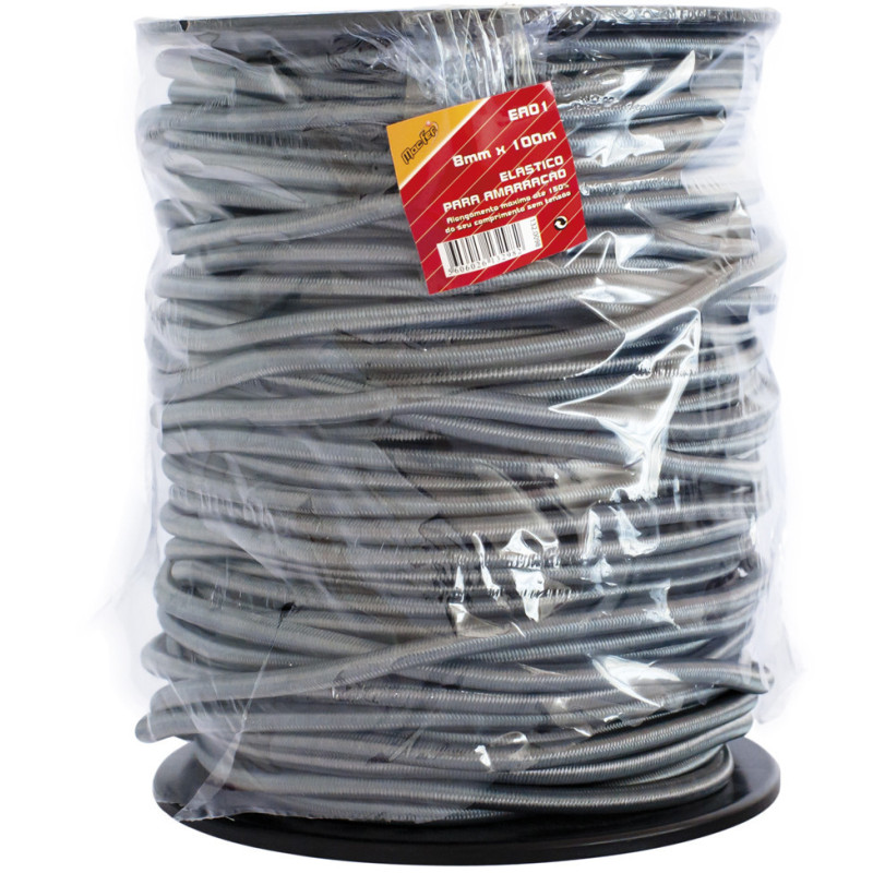 Elástico para Amarração EA01 10mm 100m