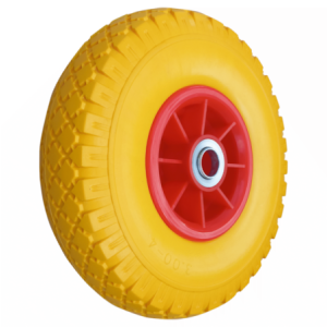 Roda Pneumática Para Carro De Armazém Eixo 16mm