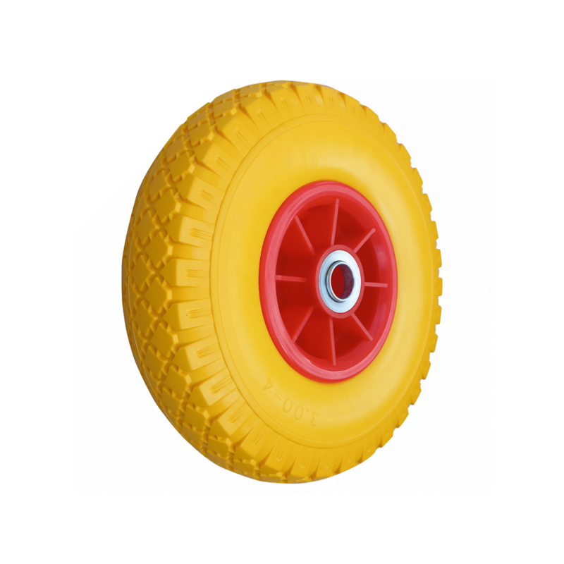 Roda Pneumática Para Carro De Armazém Eixo 16mm